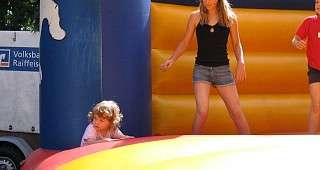 Spass war abseits des Standes auch garantiert