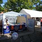 bei schönstem Wetter gab es viele Gespräche