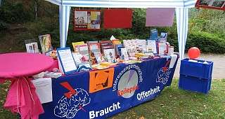 Unser Stand nach dem Aufbau