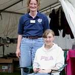 Tina und Lisa bei ihrer wohlverdienten Pause