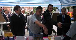 auch die politischen Vertreter waren bei uns