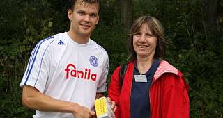 Siegerehrung: Heiko Petersen &amp; Corina