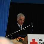 Dr. Rudolf Seiters, Präsident des DRK, spricht