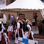 unser Infostand im Zelt