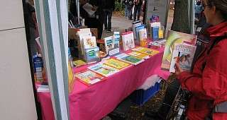 unser Infostand war gut besucht