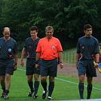 Die Schiedsrichter v.r. Thorsten Holst, Timo Winkel, Thorsten Balsam, Joshua Amponsah 