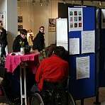 unsere Infowände wurden viel betrachtet