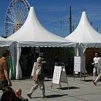 das Zelt aus anderer Perspektive