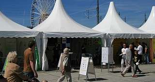 das Zelt aus anderer Perspektive