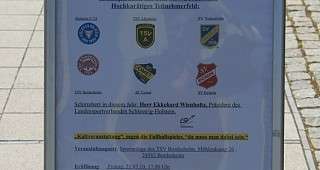 mit Werbung für eigene Veranstaltungen