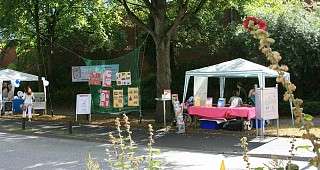 Der Infostand im Ganzen