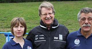 Corina, Rainer Tschorn, Stellvertretender Stadtpräsident Werner (Foto: R. Gusner)