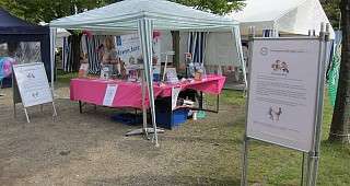 der InGE Stand aus der Ferne