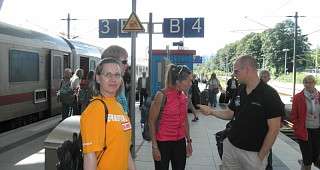 Das Team ist komplett auch Jerome ist jetzt hier