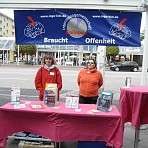 Inge und Corina auch bei kühlem Wetter