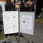 Infotafel mit Projekten