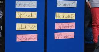 Die Gruppen stehen fest