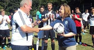Danke an Herrn Meyer für den Ball mit Original Unterschriften der Deutschen Nationalmannschaft