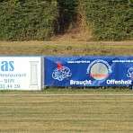 Unsere Plane als Bandenwerbung in Friedrichsort