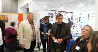 auch der Schulleiter interessierte sich