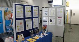 und so sah unser Stand aus