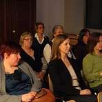 Alle verfolgten Film und Vortrag aufmerksam