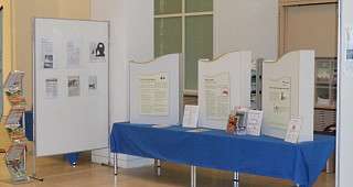 die Ausstellung ist in Themenbereiche aufgeteilt