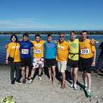 Das Läuferteam mit uns