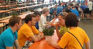 Unsere Läufer tauschen sich aus Unsere Läufer tauschen sich aus