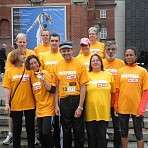 Das Team nach dem Lauf von Angela