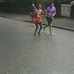 Milka und Robert beim Halbmarathon