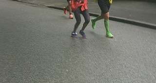 Milka und Robert beim Halbmarathon