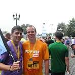 Robert und Mirko nach dem Lauf