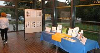 Unser Infostand zur Lesung