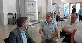 Gesundheitsminister Garg nahm sich Zeit zum Zuhören und diskutieren