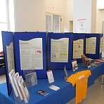 der Aufbau der Präsentationstafeln ist so weit fertig