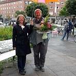 Frau Habering, Kibis + Andrea Hake, stellvertretende Stadtpräsidentin