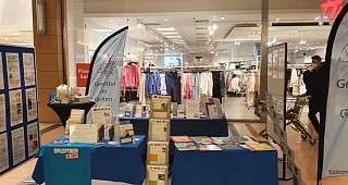 Infostand bei Gesund und Fit