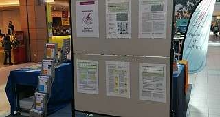 Tafel mit Epilepsiethemen